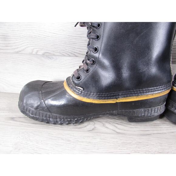Vintage Kaufman Sorel Eskimo Snow Boots Leather Felt Lined Men’s Sz 12 main image 10